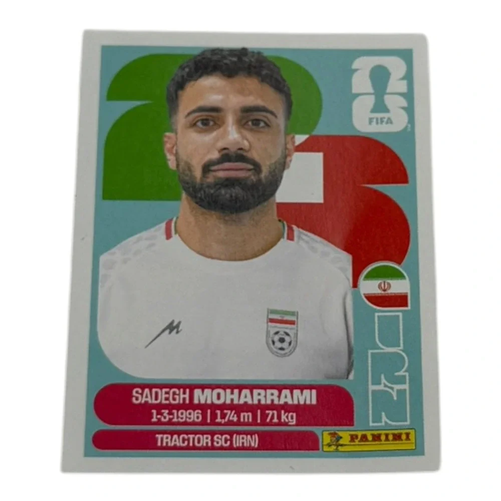 Panini FIFA World Cup 2026 Sadegh Moharrami Iran Sticker IRN 9 Tractor SC